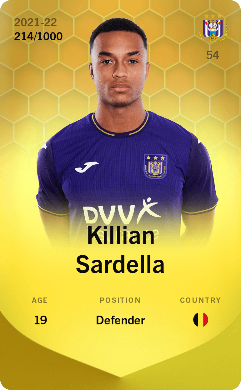 Killian Sardella 2021-22 • Limited 214/1000