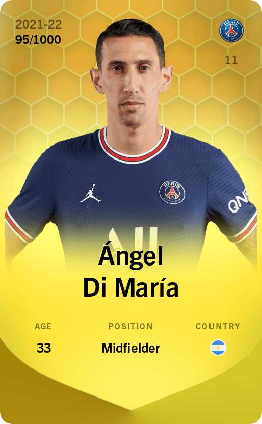 Ángel Di María 2021-22 • Limited 95/1000