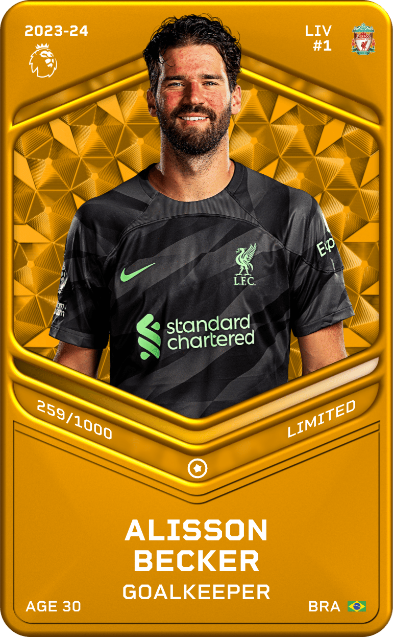 Alisson Becker 2023-24 • Limited 259/1000