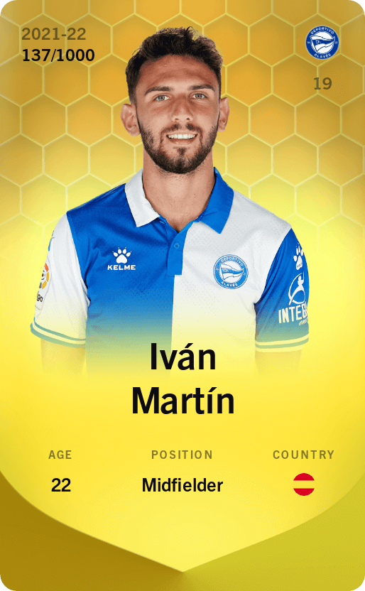 Iván Martín 2021-22 • Limited 137/1000