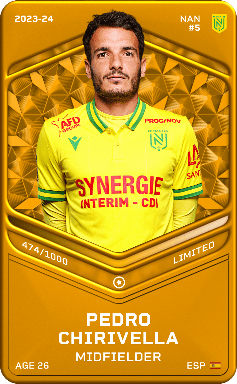 Pedro Chirivella 2023-24 • Limited 474/1000