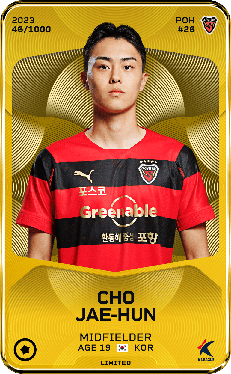 Cho Jae-Hun 2023-24 • Limited 46/1000