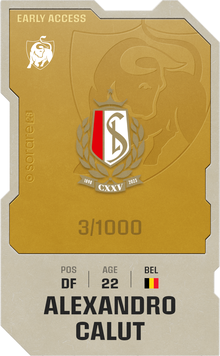 Alexandro Calut 2025-26 • Limited 3/1000