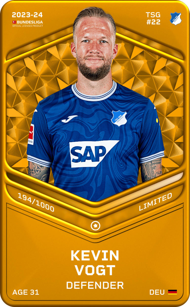 Kevin Vogt 2023-24 • Limited 194/1000