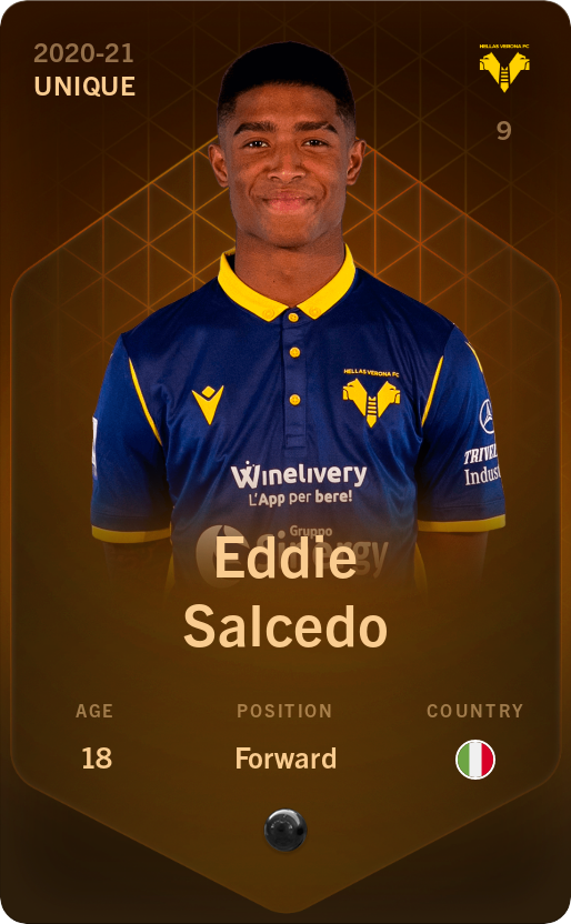 Sorare - Sorare Official - Eddie Salcedo 2020-21 • Unique - NFT # 107236265716156669598889222765956609411670621387744206379645683441383865559331