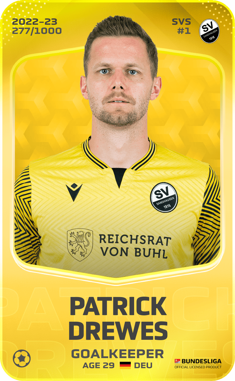 Patrick Drewes 2022-23 • Limited 277/1000