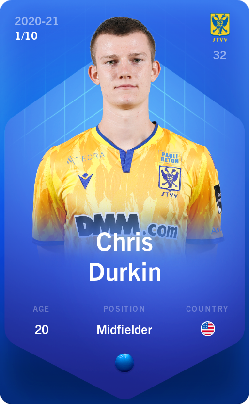 Sorare - Sorare Official - Chris Durkin 2020-21 • Super Rare 1/10 - NFT # 80225118782926022732164861404385141754711413637936407667071324294043526473897