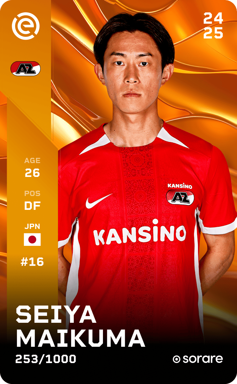 Seiya Maikuma 2024-25 • Limited 253/1000