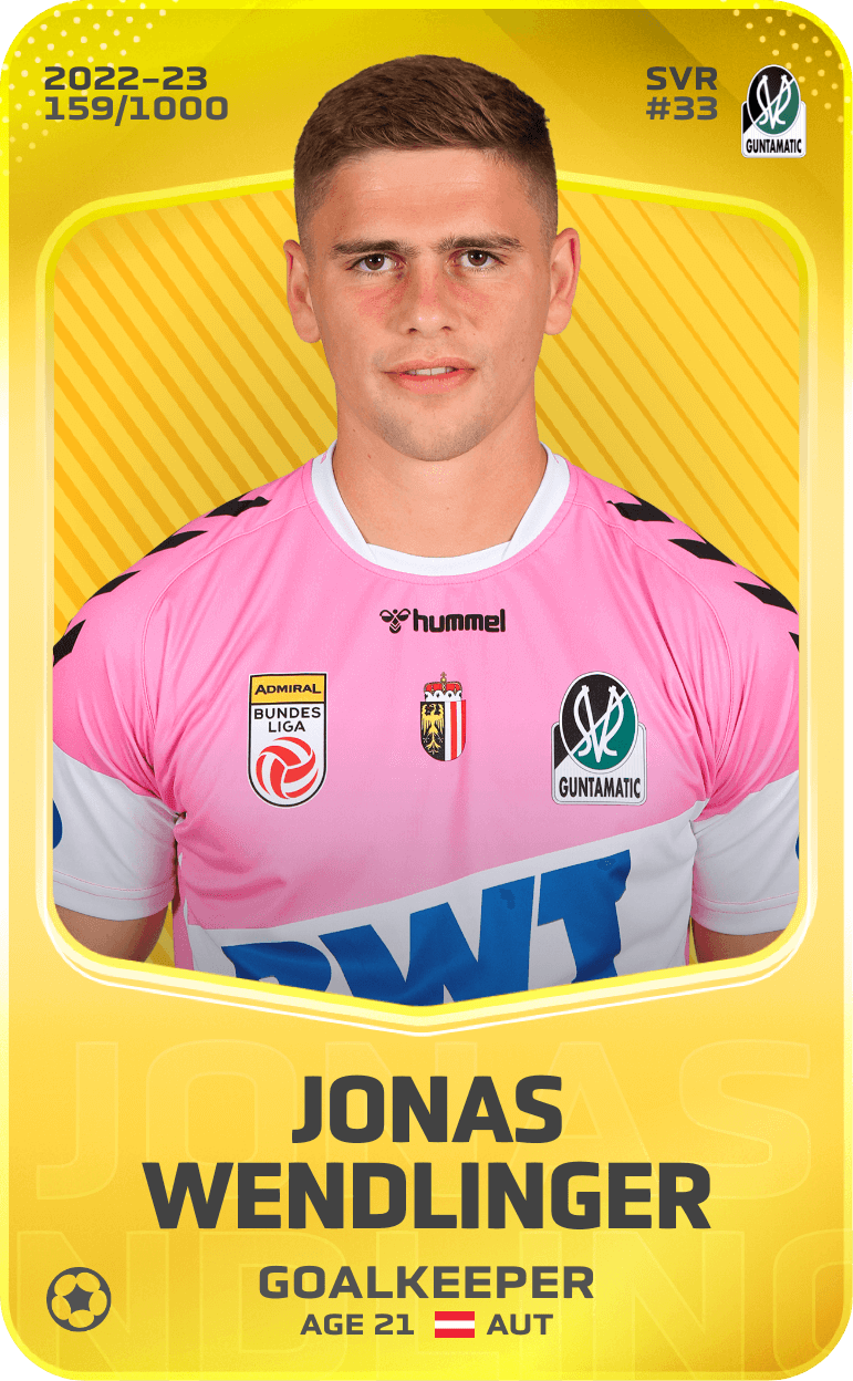 Jonas Wendlinger 2022-23 • Limited 159/1000