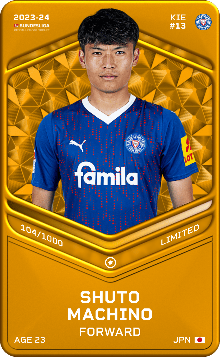 Shuto Machino 2023-24 • Limited 104/1000