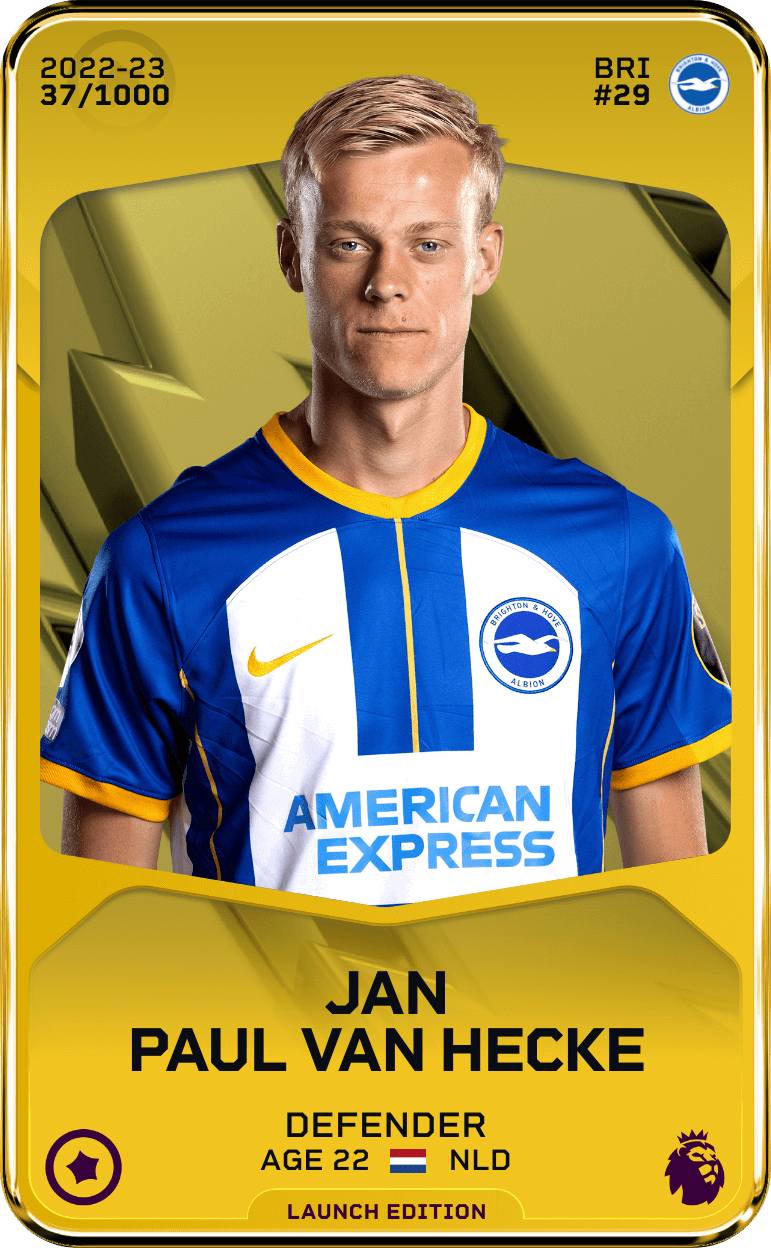 Jan Paul Van Hecke 2022-23 • Limited 37/1000
