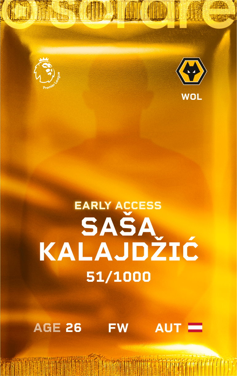 Saša Kalajdžić 2024-25 • Limited 51/1000