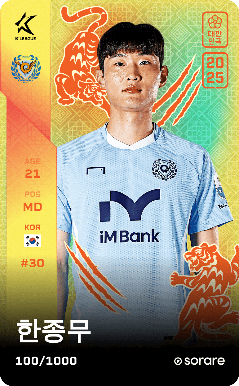Han Jong-Mu 2025-26 • Limited 100/1000