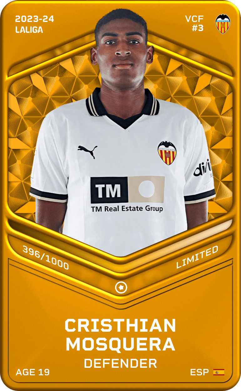 Cristhian Mosquera 2023-24 • Limited 396/1000