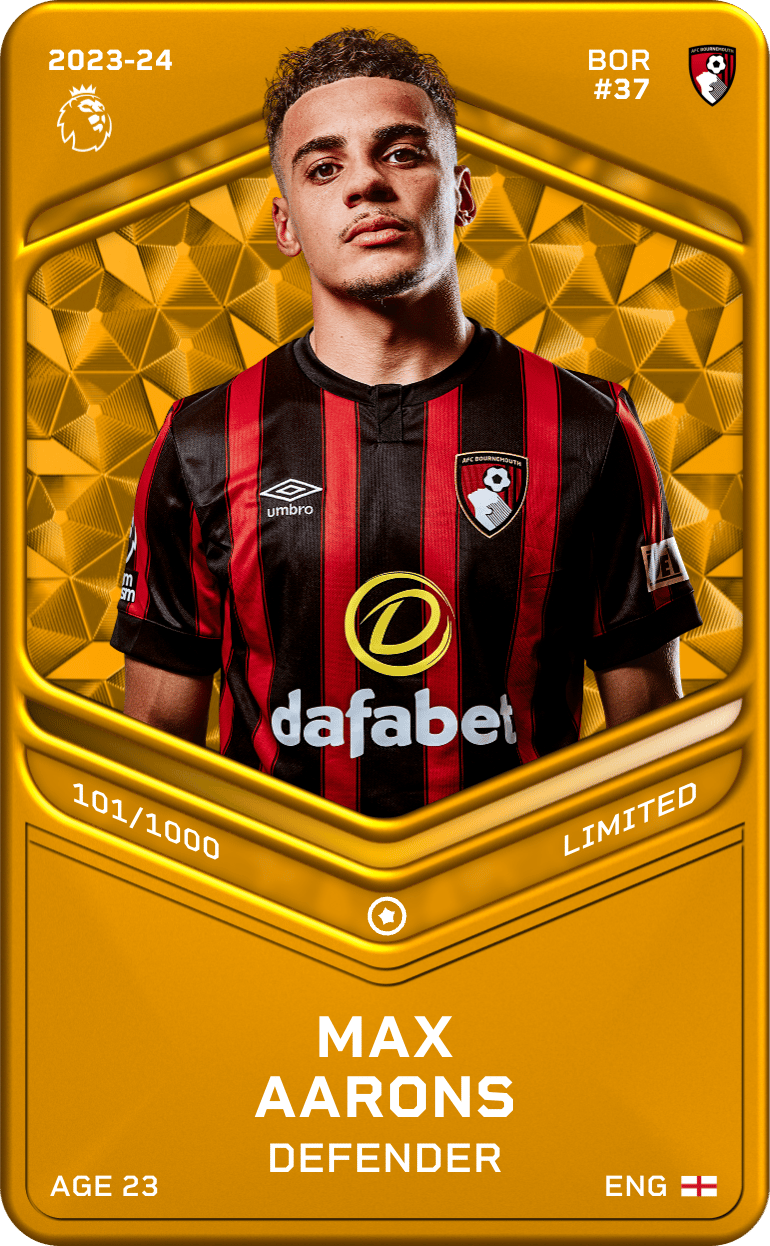 Max Aarons 2023-24 • Limited 101/1000