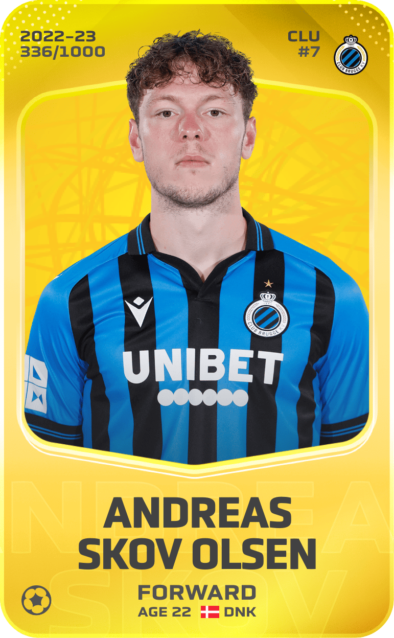 Andreas Skov Olsen 2022-23 • Limited 336/1000
