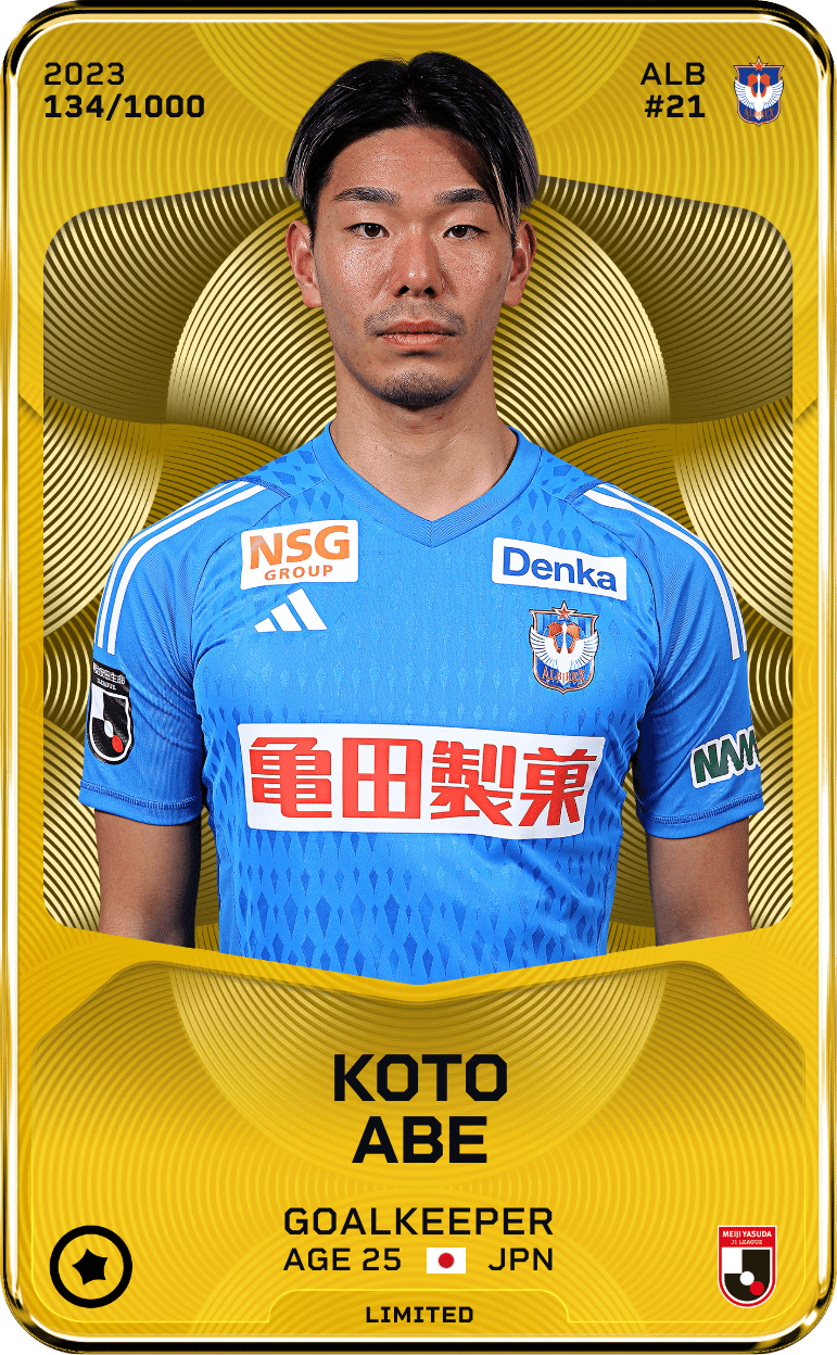 Koto Abe 2023-24 • Limited 134/1000