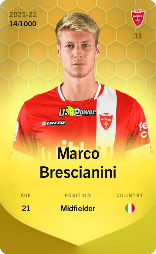 Marco Brescianini 2021-22 • Limited 14/1000