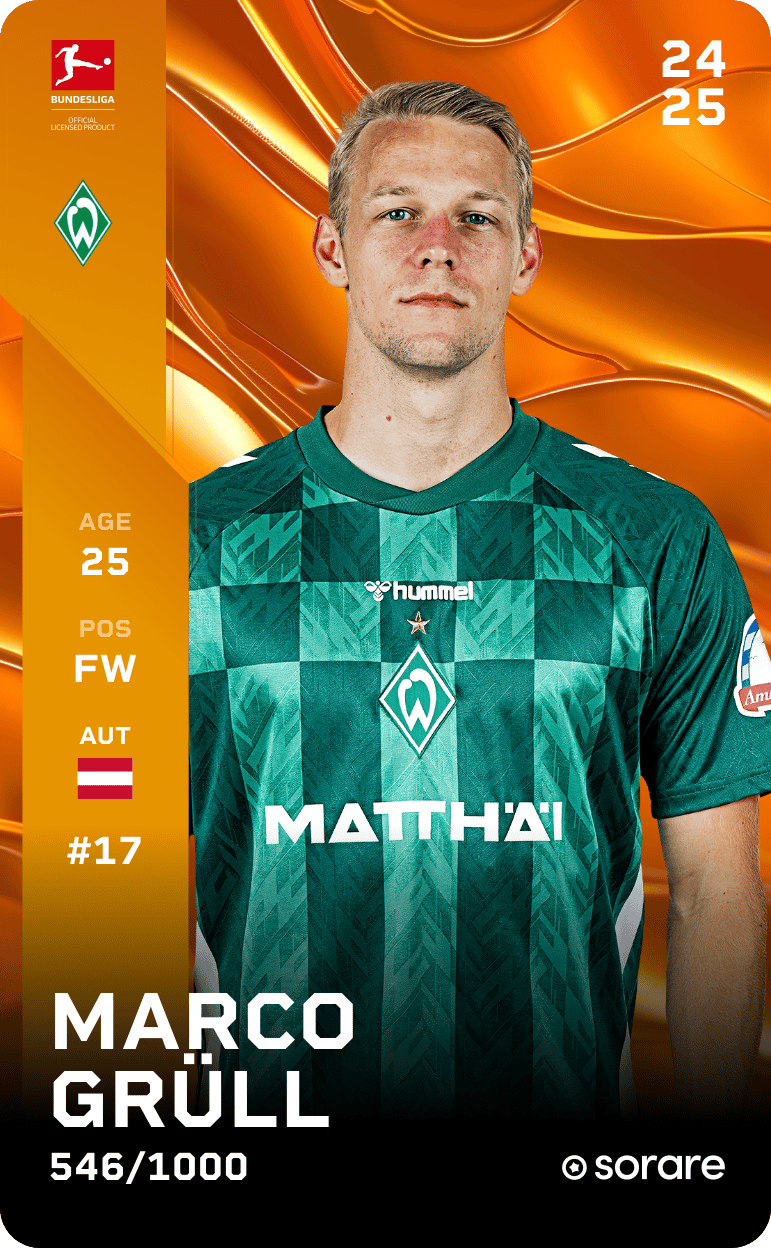 Marco Grüll 2024-25 • Limited 546/1000