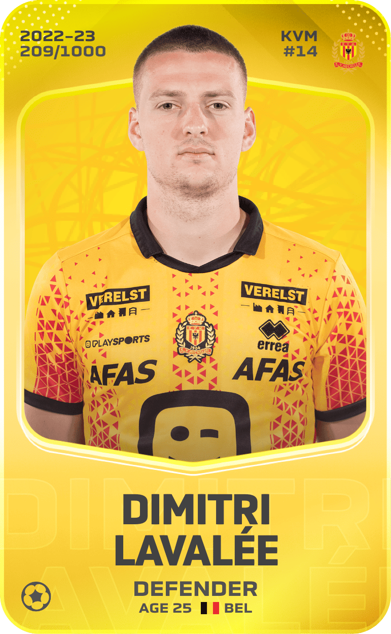 Dimitri Lavalée 2022-23 • Limited 209/1000