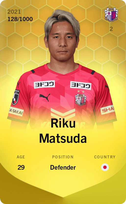 Riku Matsuda 2021-22 • Limited 128/1000