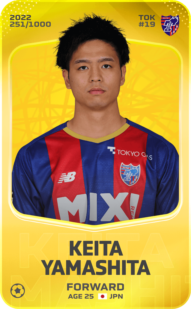 Keita Yamashita 2022-23 • Limited 251/1000