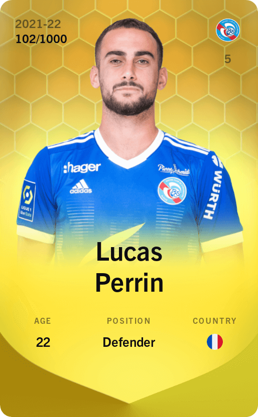 Lucas Perrin 2021-22 • Limited 102/1000