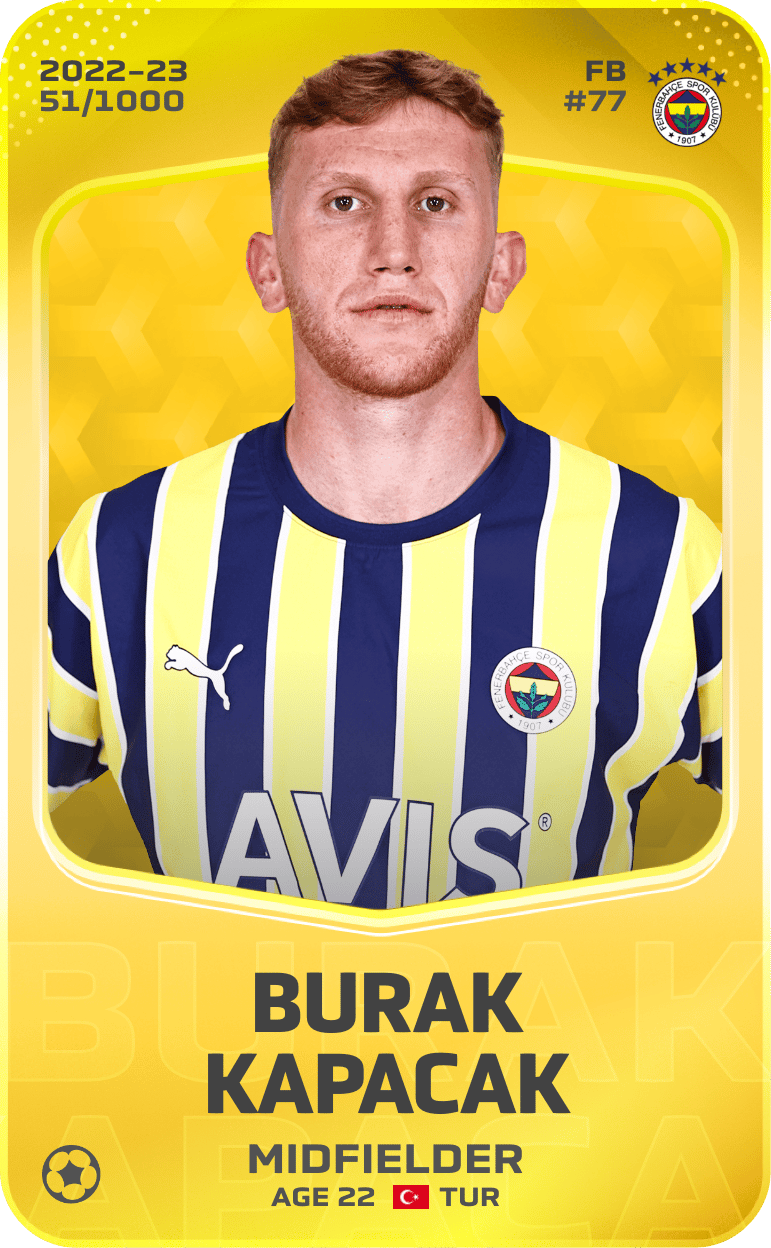 Burak Kapacak 2022-23 • Limited 51/1000