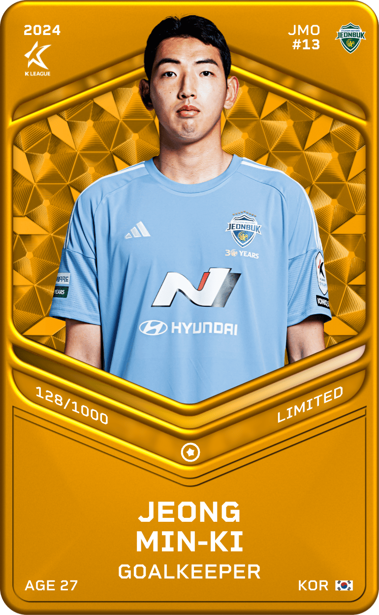 Jeong Min-Ki 2024-25 • Limited 128/1000