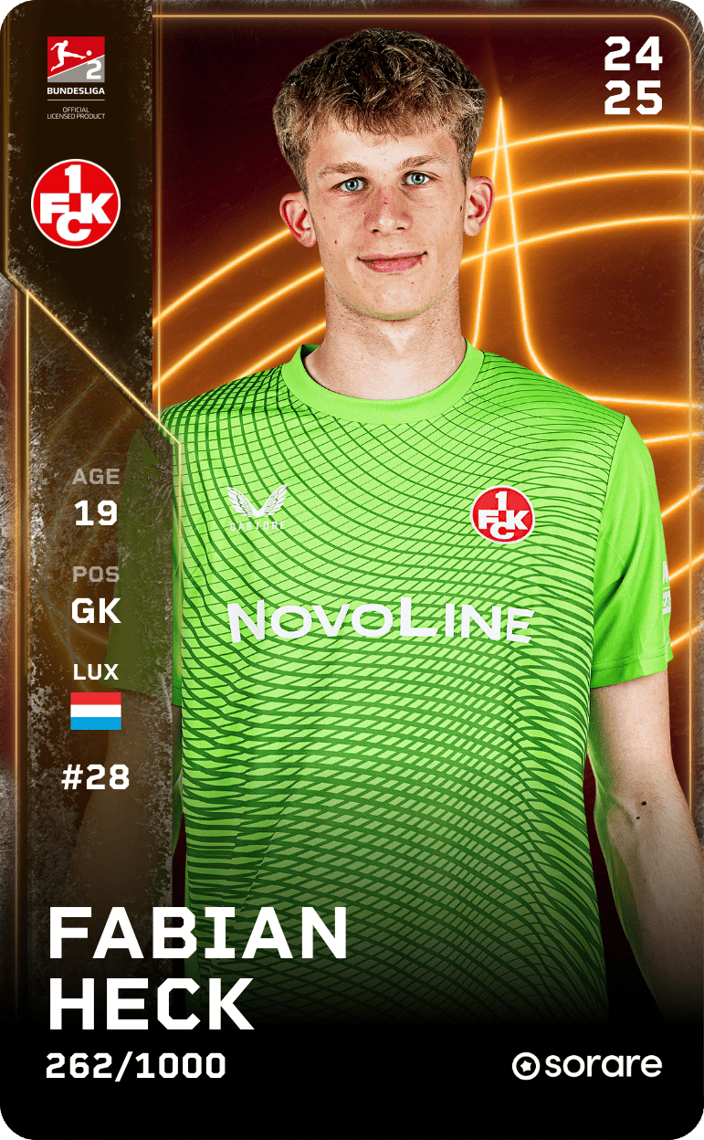 Fabian Heck 2024-25 • Limited 262/1000