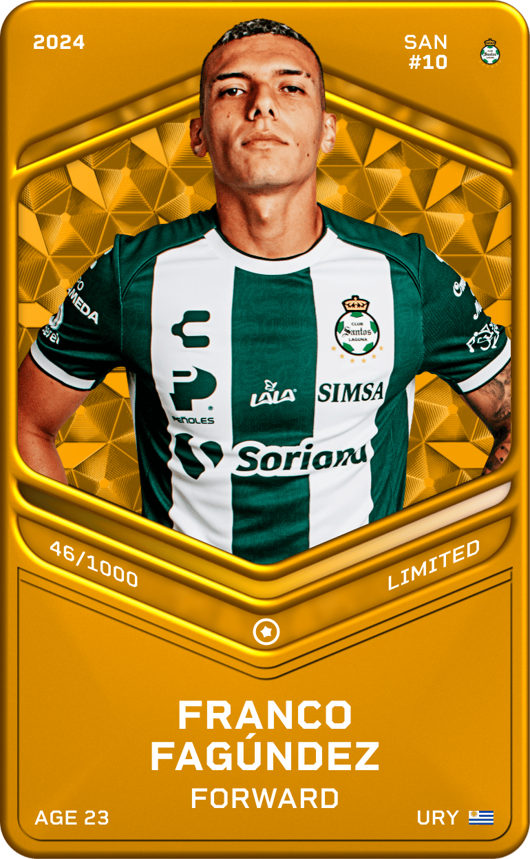 Franco Fagúndez 2024-25 • Limited 46/1000
