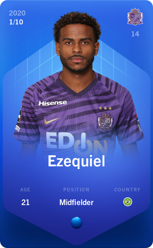 Sorare - Sorare Official - Ezequiel 2020-21 • Super Rare 1/10 - NFT # 5584992455001684056242989699998012098566602520337011384949881266762964472242