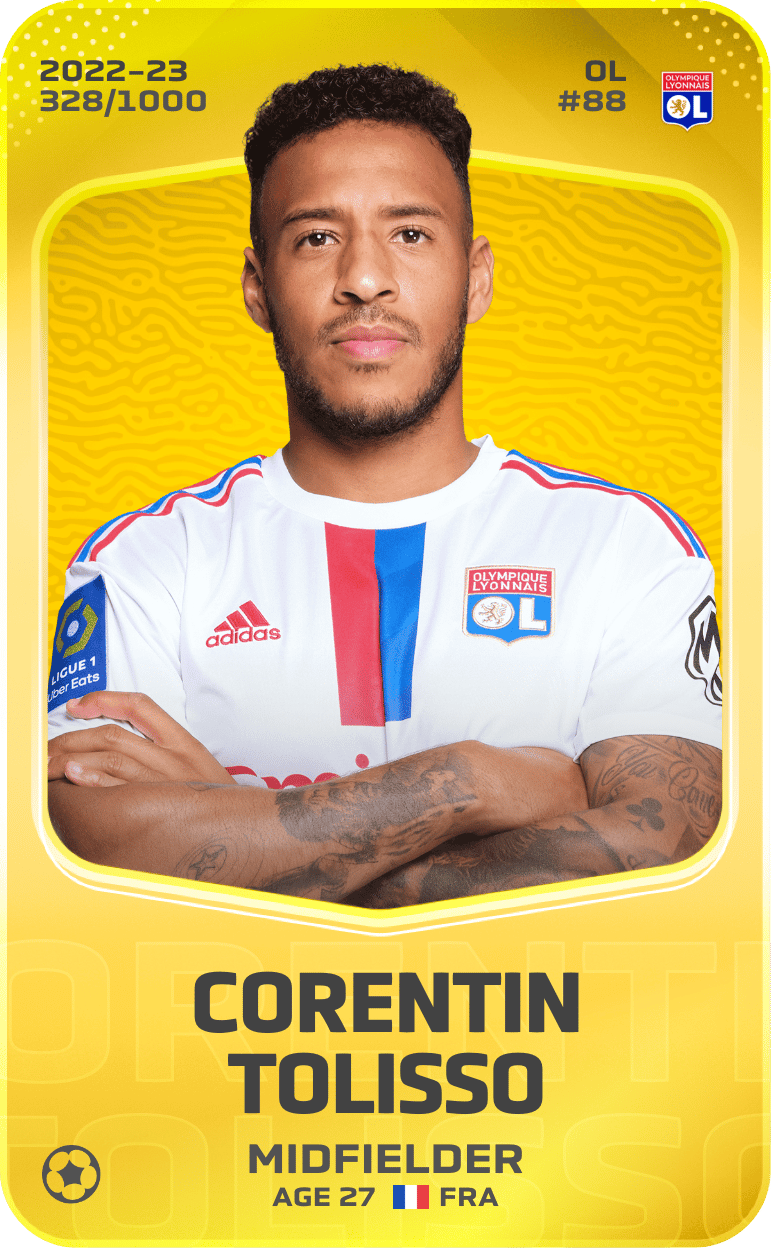 Corentin Tolisso 2022-23 • Limited 328/1000