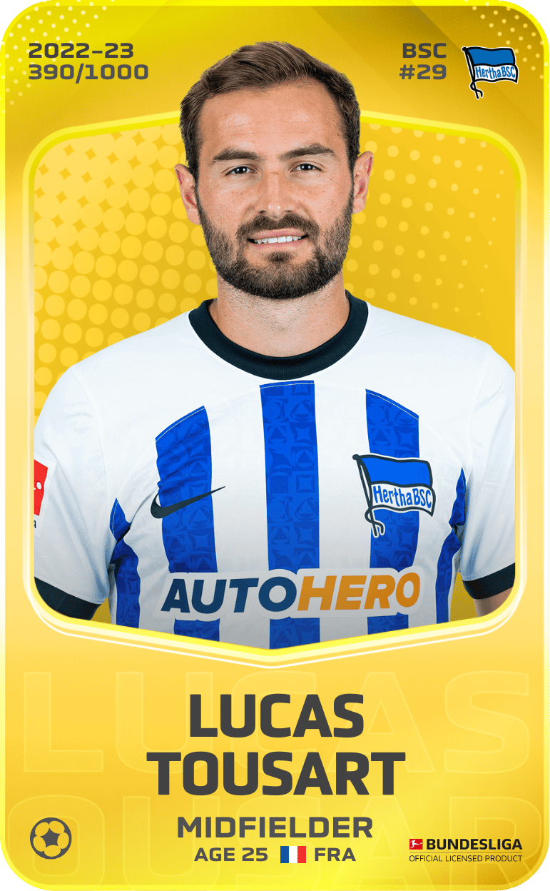 Lucas Tousart 2022-23 • Limited 390/1000