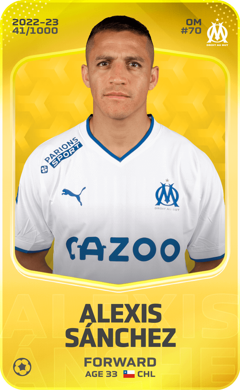 Alexis Sánchez 2022-23 • Limited 41/1000