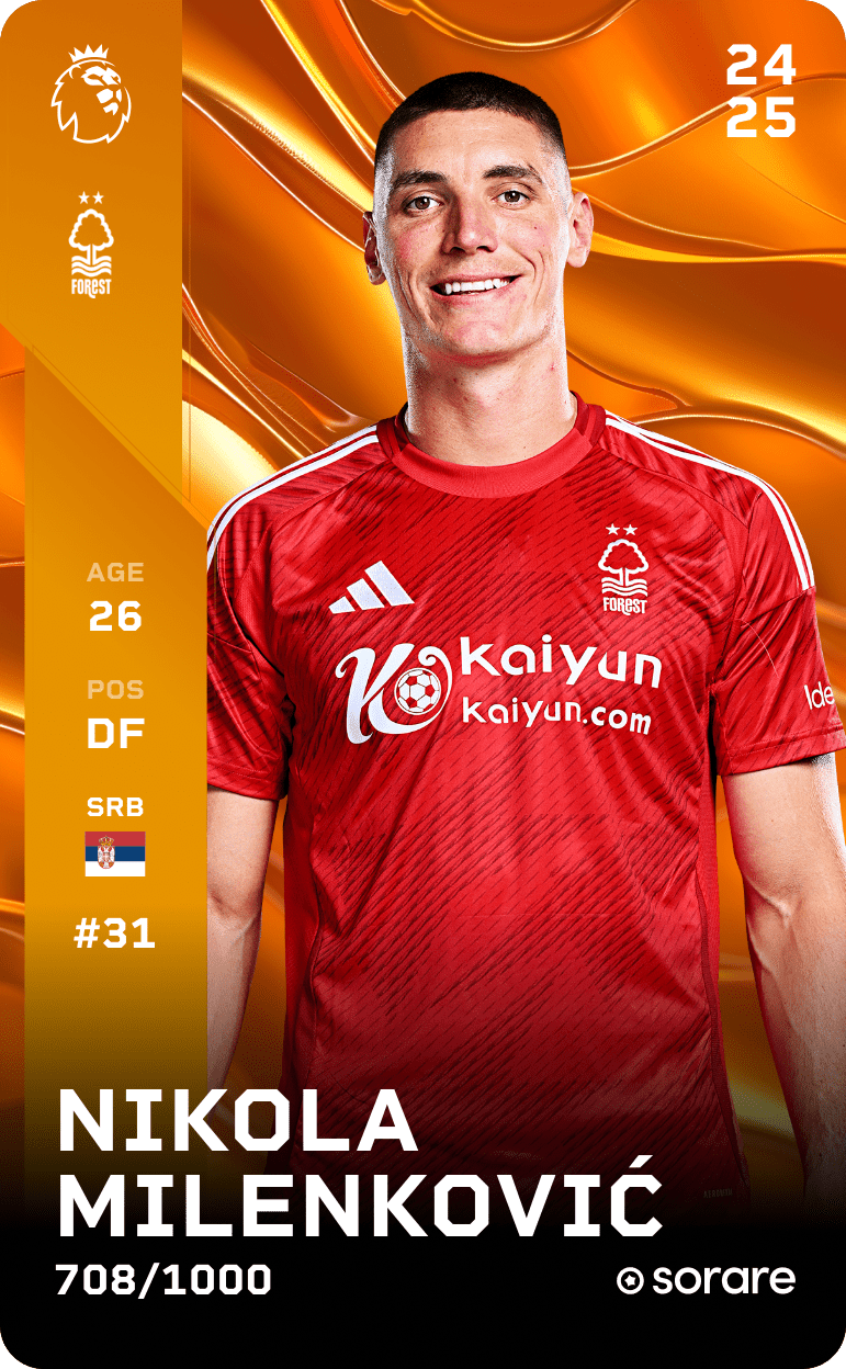 Nikola Milenković 2024-25 • Limited 708/1000
