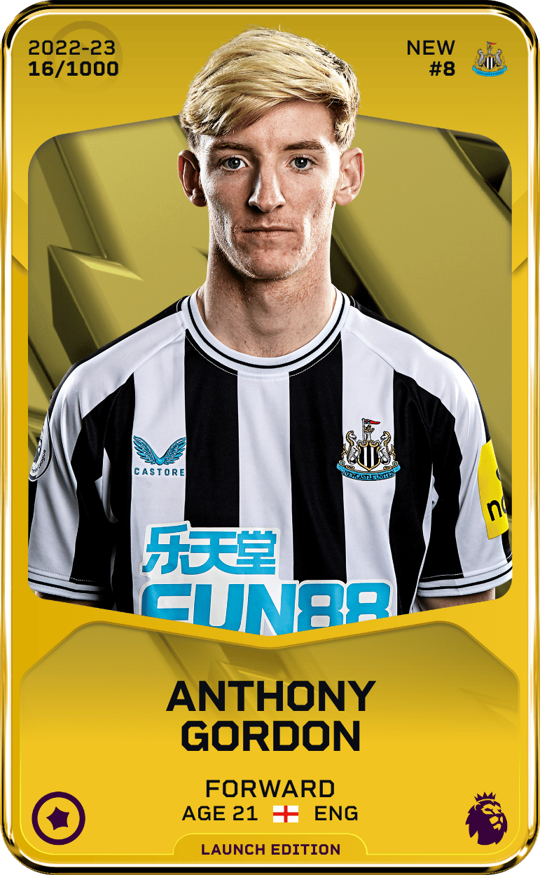 Anthony Gordon 2022-23 • Limited 16/1000