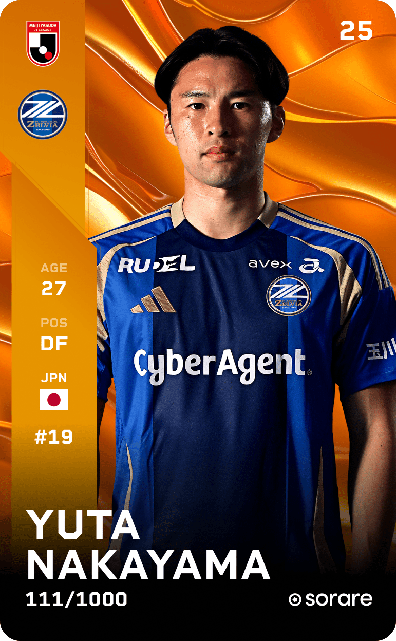 Yuta Nakayama 2025-26 • Limited 111/1000