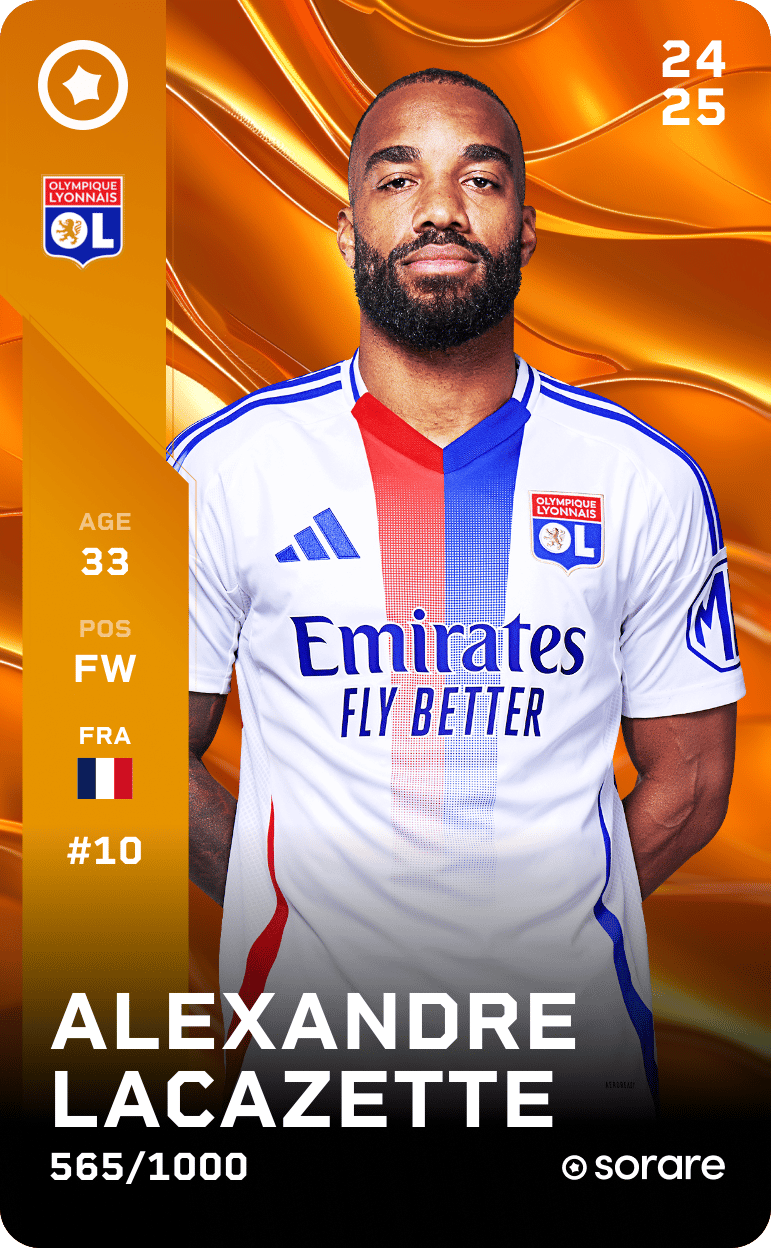 Alexandre Lacazette 2024-25 • Limited 565/1000