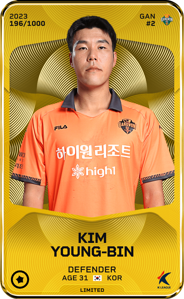 Kim Young-Bin 2023-24 • Limited 196/1000