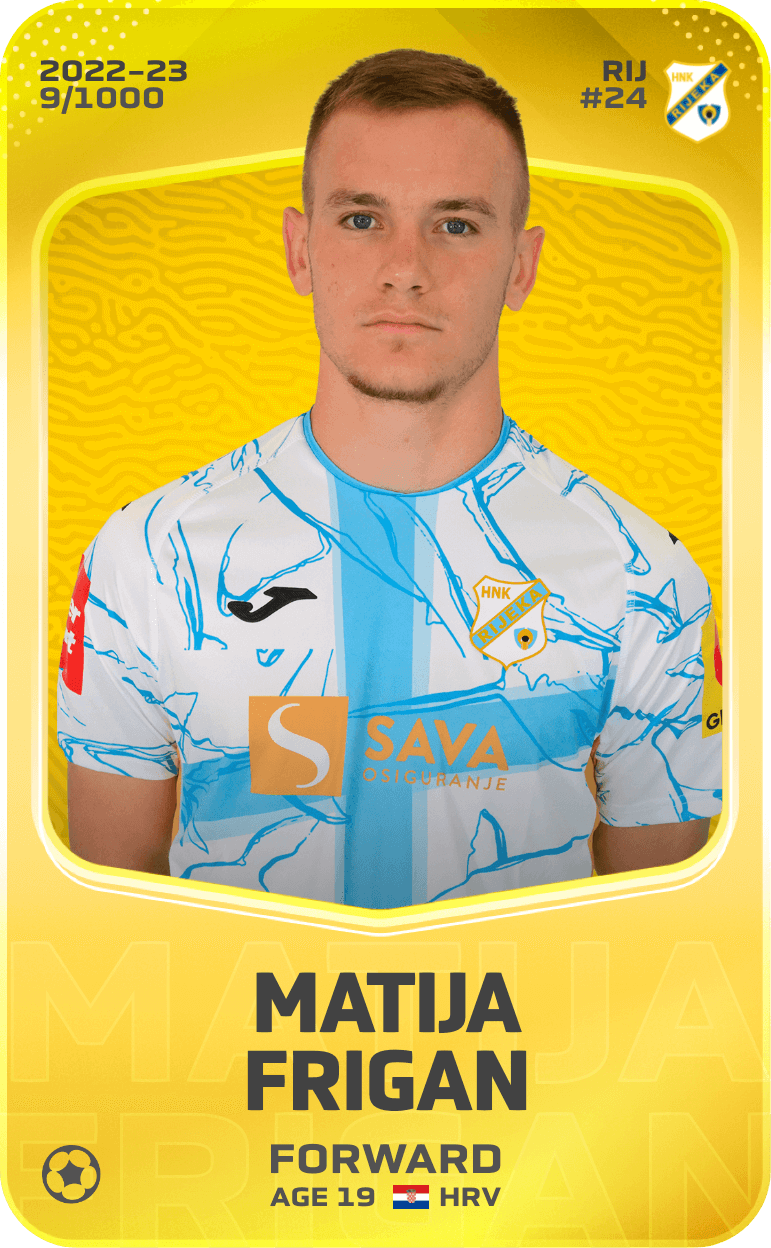 Matija Frigan 2022-23 • Limited 9/1000