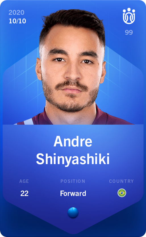 Sorare - Sorare Official - Andre Shinyashiki 2020-21 • Super Rare 10/10 - NFT # 86576026531318083922614307580871612937174255801066225308517099083628654077474