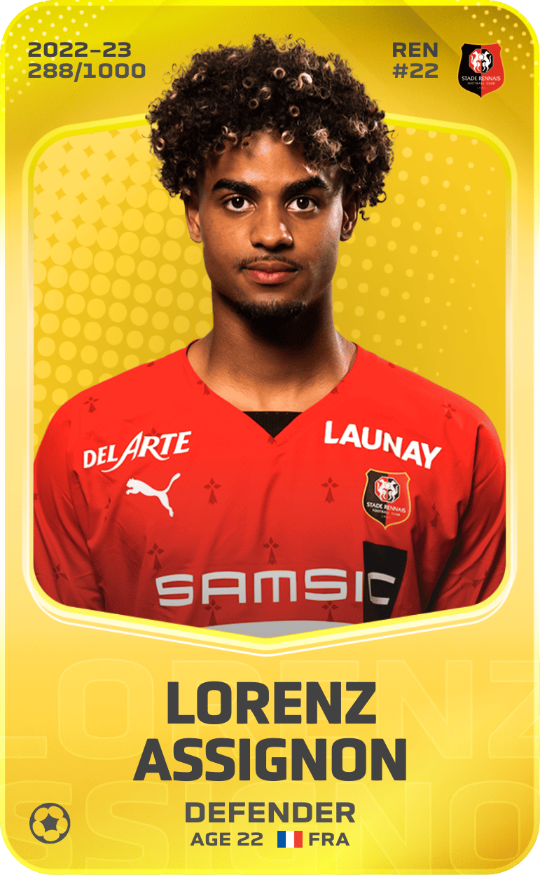 Lorenz Assignon 2022-23 • Limited 288/1000