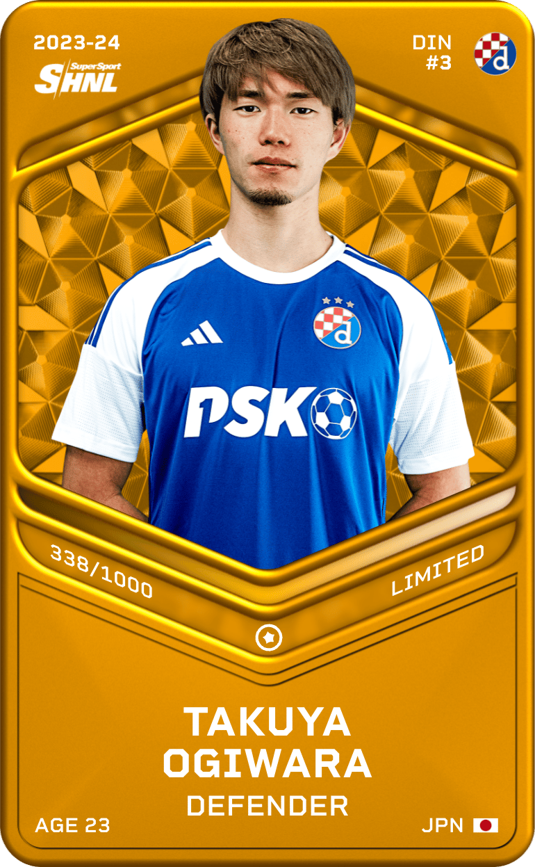 Takuya Ogiwara 2023-24 • Limited 338/1000