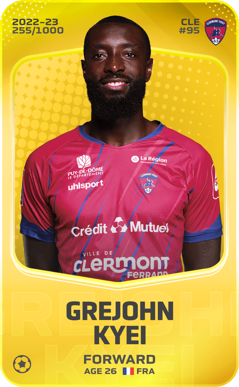 Grejohn Kyei 2022-23 • Limited 255/1000