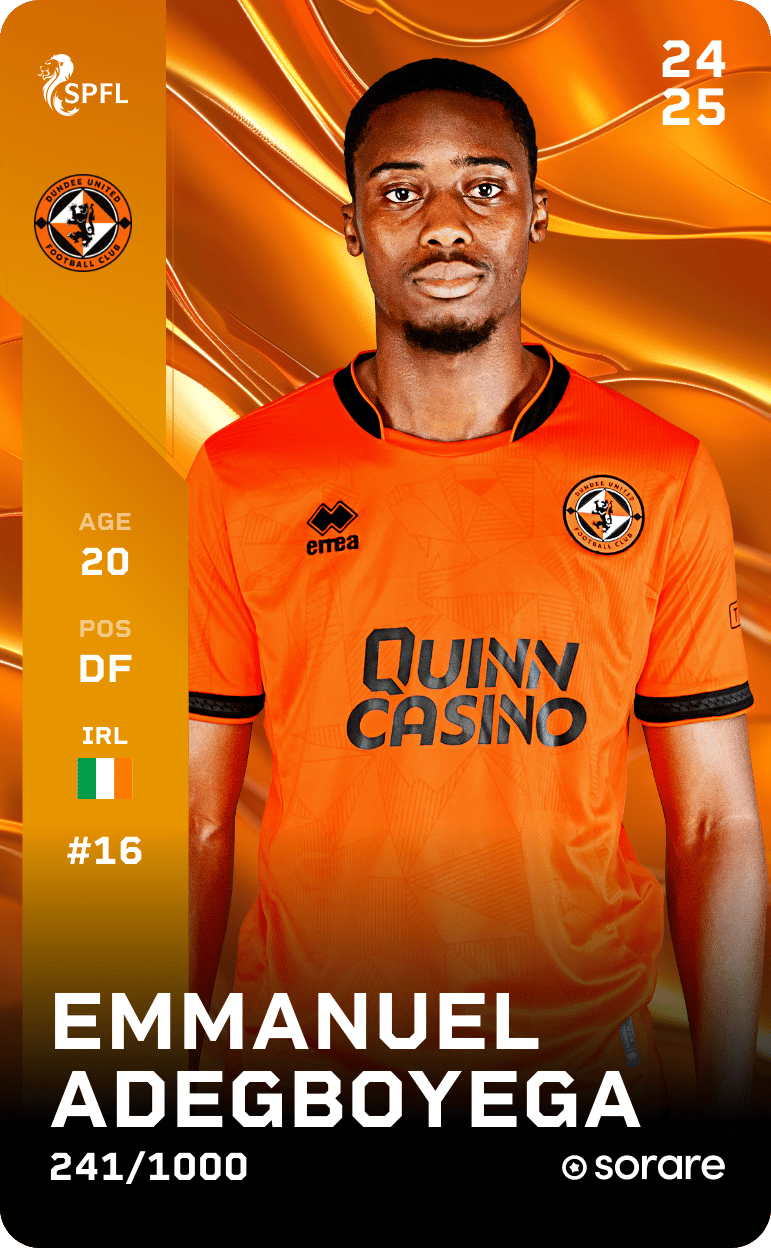 Emmanuel Adegboyega 2024-25 • Limited 241/1000
