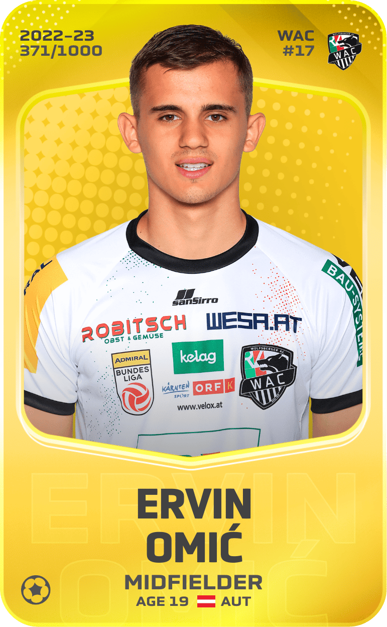 Ervin Omić 2022-23 • Limited 371/1000