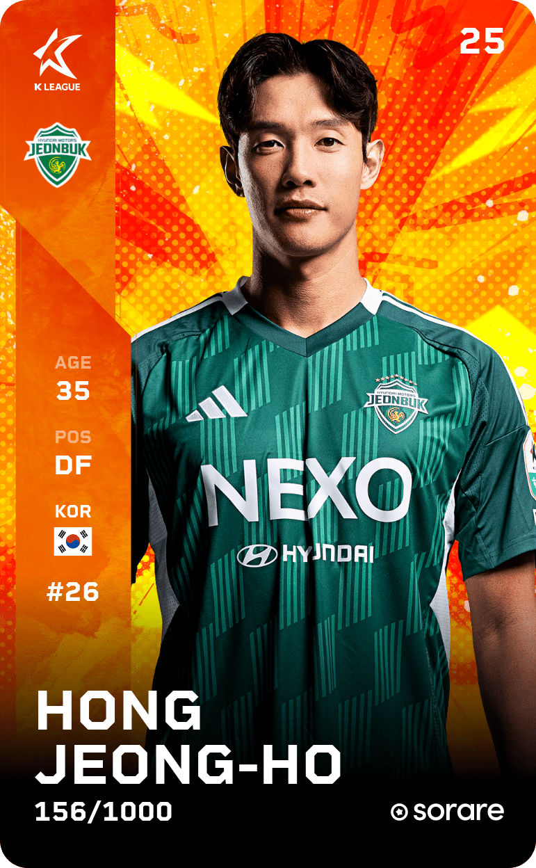 Hong Jeong-Ho 2025-26 • Limited 156/1000