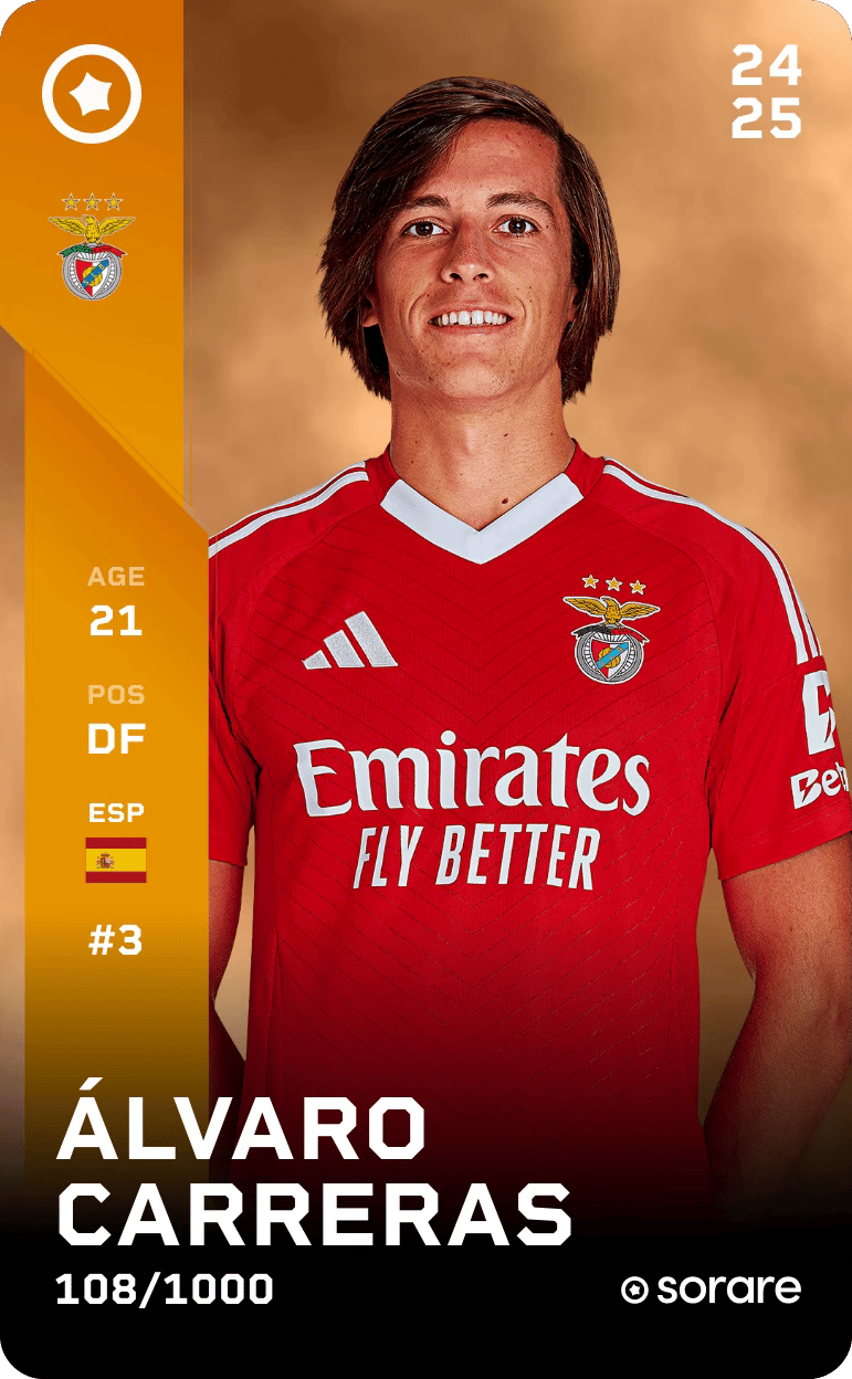 Álvaro Carreras 2024-25 • Limited 108/1000