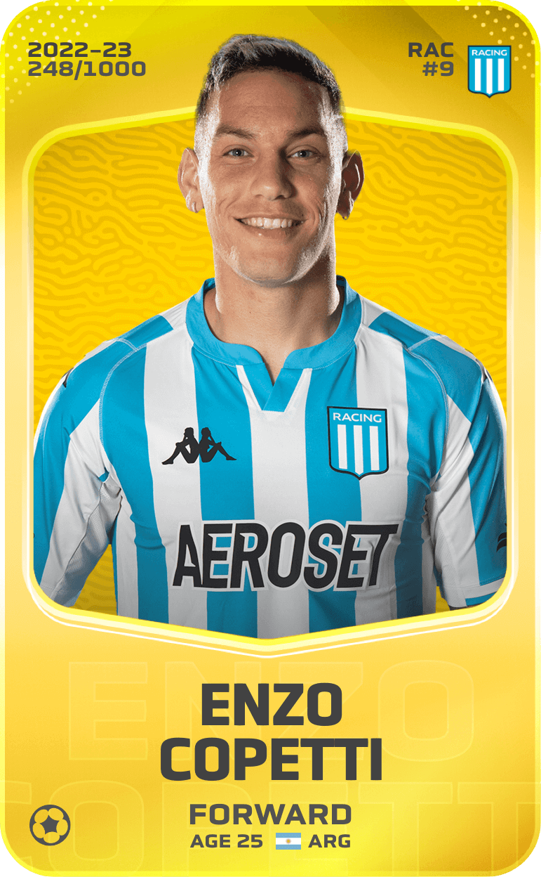 Enzo Copetti 2022-23 • Limited 248/1000